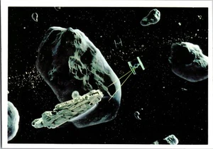 Tarjeta fotográfica gigante 1980 Topps Star Wars Empire Strikes Back #14 Halcón Milenario - Imagen 1 de 2