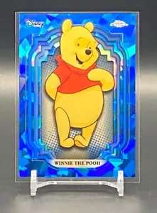 2024 Topps Chrome Disney Sapphire Winnie The Pooh #124 Sapphire Refractor - Picture 1 of 3
