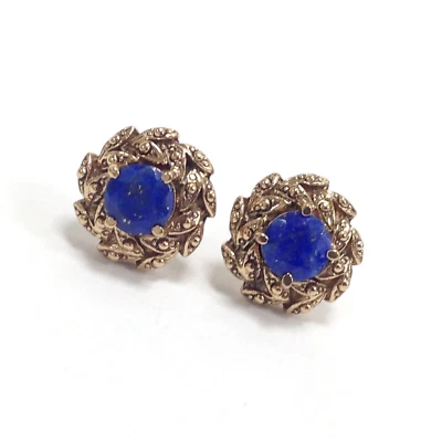 Aretes Nicky Butler NB Colección Bronce Lapislázuli con Poste Esterlina 925 Foto 1 de 4