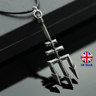 Retro Percy Jackson Poseidon Dreizack Anhänger Halskette - UK Lagerbestand