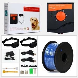 Waterproof E Collar Dog Fence System Pet Containment Boundary Hidden Electric - Picture 1 of 26