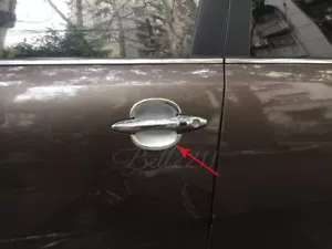 For Kia Sportage 2010 2011 2012 2013 2014 Chrome Door Handle Bowl Cup Cover trim - Foto 1 di 7