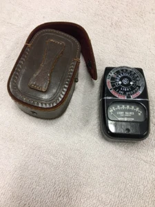 Vintage General Electric GE Exposure Light Meter 8DW58Y5 with Leather Case - Picture 1 of 2