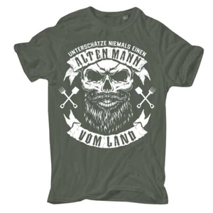 T-Shirt Unterschätze niemals einen alten Mann vom LAND S bis 10XL landwirtschaft - Bild 1 von 10