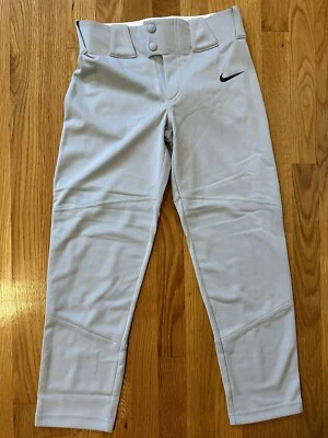Nike Vapor Select Baseball Pants Gray Youth Boys M Medium NWT BQ6440-052 - Image 1 of 4