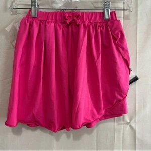 SHEIN Girls Pink Skorts with Elastic Waistband and Scallop Hem Size 7Yr - Picture 1 of 5
