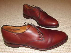 Allen Edmonds 'Lambert' Brown Leather Men's shoes size UK 9.5 - Picture 1 of 9