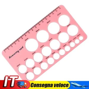 Silicone Breast Flange Ruler Lightweight Feeding Supplies (Pink) - Imagen 1 de 8