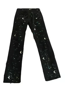 Absodeitly Custom Youth 16 RSQ Jeans Tokyo Super Skinny Black - Picture 1 of 2