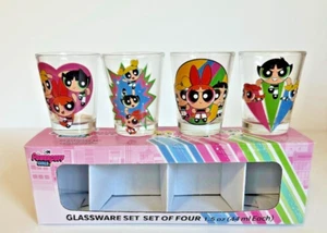 The PowerPuff Girls Gläser 4er Set Schnapsgläser 1,5 ml von Cartoon Network NEU - Bild 1 von 11