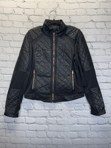 UNDERCOVER Giacca Moto Trapuntata Victoria’s Secret Sport L Nera Edizione Limitata Ecopelle