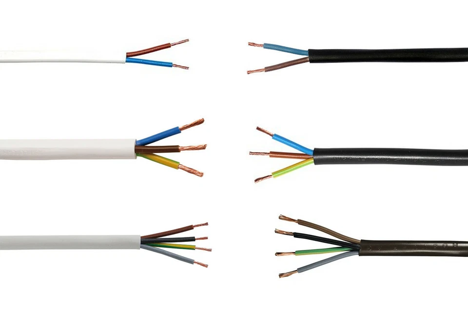 10 m PVC-Schlauchleitung H03VV-F 2 x 3 x 4 x 0,75 mm² flexibel Stromkabel  - Bild 1 von 1