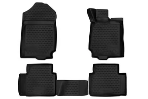 3D Floor Liners for Ford Ranger Super Cab,2011->, RHD, 4 pcs. - Picture 1 of 15