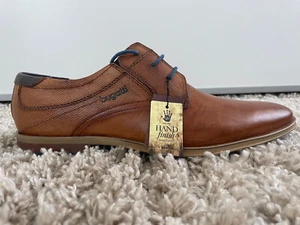 Bugatti Leder Herren Schuh Schnürer Halbschuh - Braun - Größe 43 - Neu  - - Bild 1 von 6