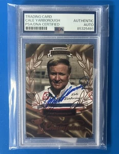 2010 Press Pass Champs Cale Yarborough Signed Autograph Card PSA /DNA CERTIFIED - Picture 1 of 2