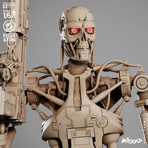Terminator T-1 Diorama Resina Escultura Estatua Modelo Kit Sin Pintar/Sin Montar - Imagen 1 de 14