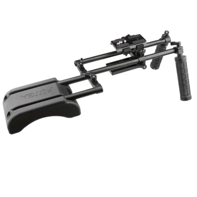 DSLR Supporto Tracolla Supporto Rig Kit Manopola Baseplate per Canon/Nikon/Sony - Immagine 1 di 4