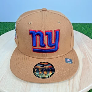 New York Giants Mütze 59 Fifty tailliert camel "Color Block" tailliert Gr. 7 1/8 - Bild 1 von 6