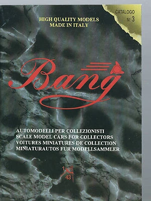 Bang Catalogo Il Catalog N.3 Da 18 Pagine IN Italiana e Inglese - Immagine 1 di 4