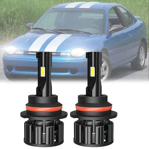 For Dodge Neon 1995-2005 9007 HB5 LED Headlight High Low Beam Conversion KIT - Bild 1 von 10