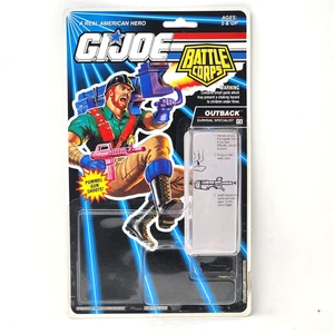 G.I. Joe Battle Corps Outback Attached Bubble UNCUT scheda file retro vintage 1992 - Foto 1 di 13