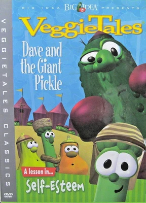 Veggie Tales Classics: Dave and the Giant Pickle (DVD)VG Disc+Cover Art-NO CASE Foto 1 de 2