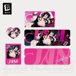 ZZZ miHoYo Zenless Zone Zero Jane Doe 4 Pcs Set Badge Pins Card Decoration Goods - Picture 1 of 2