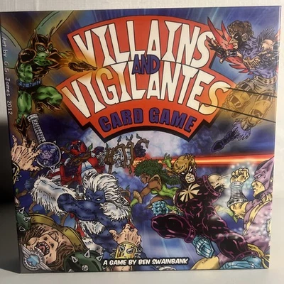 Villains And Vigilantes 100% Complete Comes With Extra Sealed Cards Game Salute - Image 1 of 4