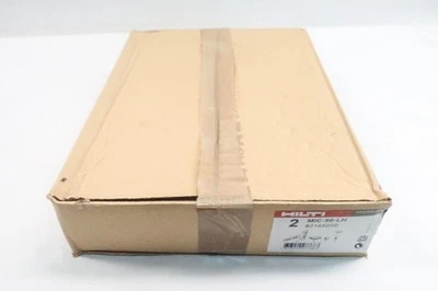 Caja de 2 conectores de viga galvanizados Hilti MIC-90-LH Foto 1 de 4