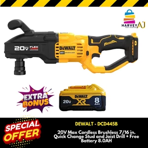 DEWALT DCD445B 20 V Max kabellos bürstenlos 7/16 Zoll Schnellwechselbolzen und Bohrer - Bild 1 von 5