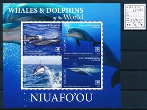 LS56410 Niuafo'ou 2020 cv 125 EUR dolphins whales fish sealife sheet MNH - Picture 1 of 1