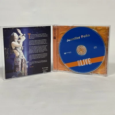 Jennifer Pena CD + DVD Houston Rodeo Live Tejano Texmex Like Selena VG+ Foto 1 de 4