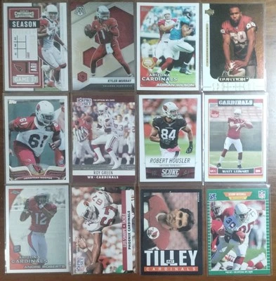 Arizona Cardinals 12 Card Lot - Kyler Murray, Larry Fitzgerald, More - Image 1 of 2