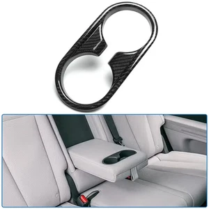 Glänzend Kohlefaser Hintersitz Wasser Cup Halter Panel für Hyundai Ioniq 5 N 22+ - Bild 1 von 8