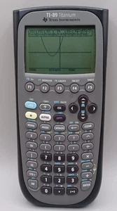 TI-89 Titanium Graphing Calculator with Cover Tested Works-Stock Photo, Used - Picture 1 of 2