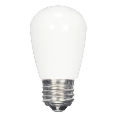 Satco S9175 - 1.4 Watt LED S14 Decorative White Sign Light Bulb - 2700K (6 PK) - Image 1 of 4