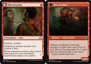 Skin Invasion // Skin Shedder X4 (Ombre su Innistrad) MTG (NM) *CCGHouse* Ma - Foto 1 di 1