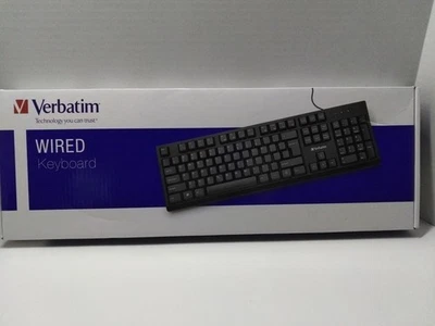 Verbatim Wired Keyboard 70735 New Sealed - Windows Mac OS Chrome Linux Kemel 2.6 - Image 1 of 4