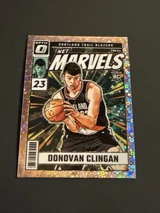2024-25 Donruss Optic Donovan Clingan Net Marvels RC Fast Break Holo #11 - Picture 1 of 10
