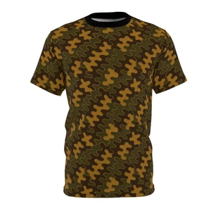 Militär Camouflage Puzzle Muster Unisex T-Shirt, einzigartiges Geschenk für Outdoor-Liebhaber, Freizeit - Bild 1 von 11