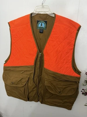 Master Sportsman XL Canvas Orange Small Game Hunting Vest EUC LKN - Image 1 of 4