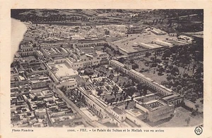 Maroc - FEZ Fès - Le palais du Sultan et le Mellah, quartier juif - Vue aérienne - Bild 1 von 2
