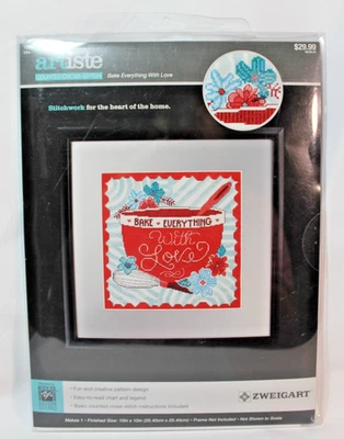 NUEVO TWEISTIK Artista Contado Punto de Cruz Kit HORNEA TODO CON AMOR Foto 1 de 3