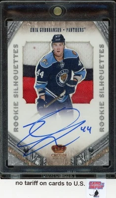 2011-12 Crown Royale Rookie Silhouettes Erik Gudbranson Patch Autograph RC 41/99 - Image 1 of 2