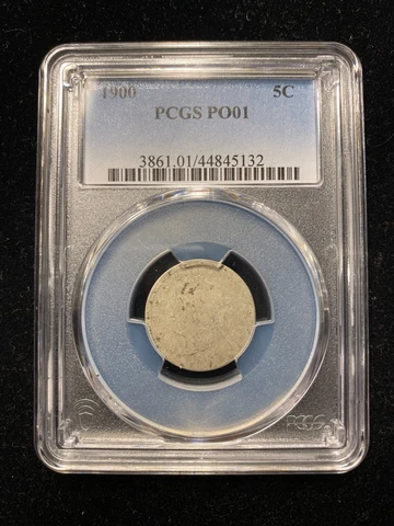 1900 Liberty Head V Nickel PCGS PO01 Poor 1 Lowball Grade Type Set Estate Rare Cover