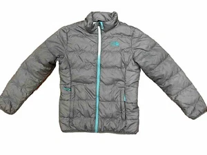 The North Face Girls  550 Down  Size Large (14-16) Gray - Picture 1 of 9