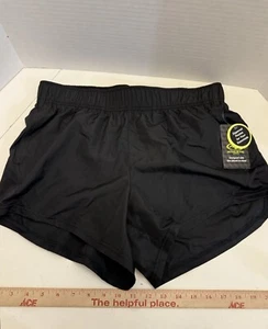 Athletic Works Women Moisture Wicking Black Running Shorts Size S (4-6) NWT - Picture 1 of 12