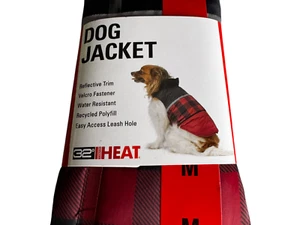 32 Degree Heat Dog Jacket Medium Recycled Polyfill Nylon Polyester New with Tags - Picture 1 of 3