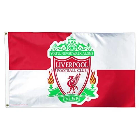 Liverpool FC Football / Soccer Flag 3x5ft - With Grommets GOAL! Cover