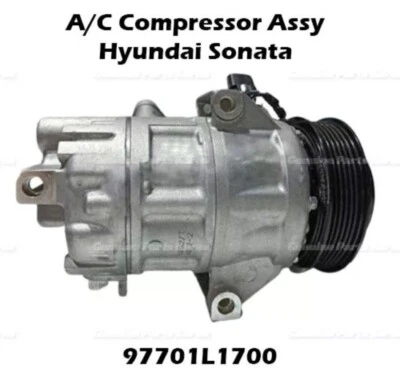 Genuine OEM A/C Compressor 97701L1700 for Hyundai Sonata 2021 - Image 1 of 4